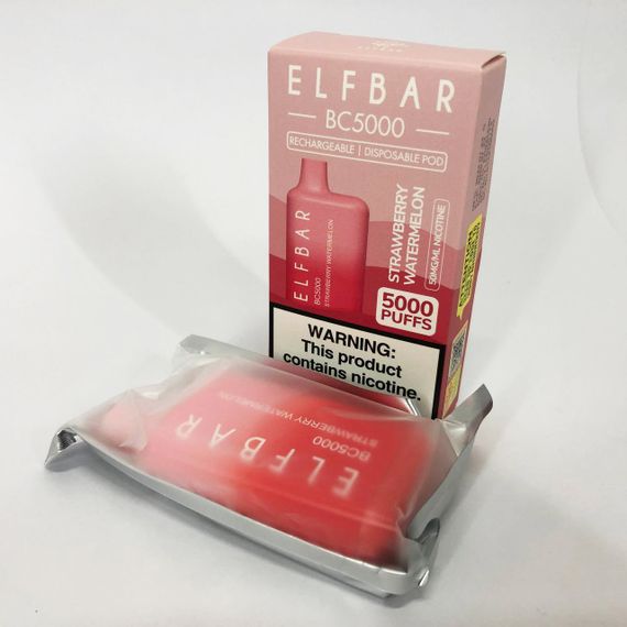 Elf Bar BC5000 смак Полуниця Кавун (Strawberry Watermelon) | Зображення 2