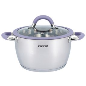 Каструля Pepper Purple Iris Silicone 22 см 4,2 л PR-1109-22 (107796)
