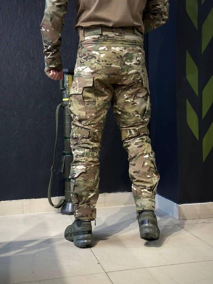 Тактично-польові штани з наколінниками KS-PRO Military, мультикам MTP | Зображення 2