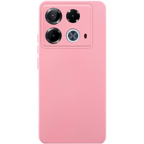 Чохол TPU GETMAN Liquid Silk Full Camera для Infinix Note 40 4G Рожевий / Pink