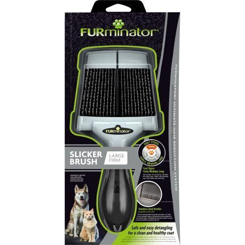 Щітка-пуходерка FURminator для котів і собак, жорстка | Зображення 2