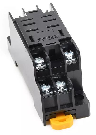 Гнездо на DIN рейку для реле LY2NJ типа PTF08A Diymore | Зображення 1