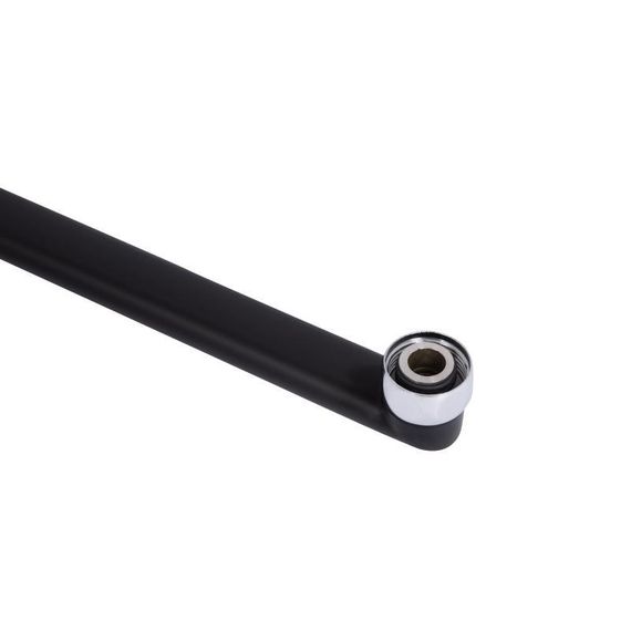 Смеситель для ванны Qtap Grand с поворотным изливом (c душевым гарнитуром) QTGRABCR005 Chrome/Black | Зображення 5