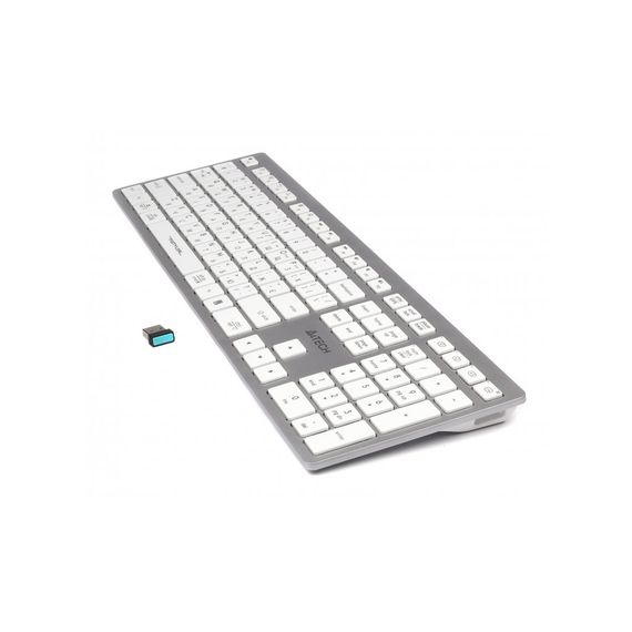 Клавіатура A4Tech FBX50C USB/Bluetooth White (FBX50C White) | Зображення 4