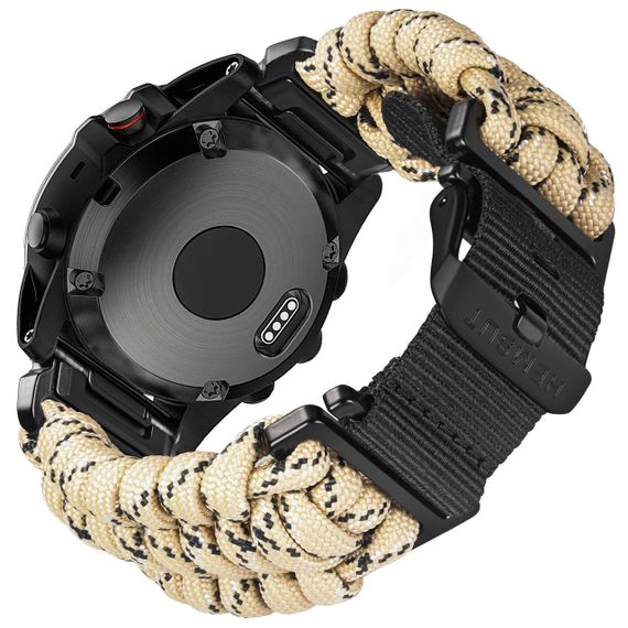 Ремешок для часов Hemsut HGA145 Rugged Paracord Garmin Khaki 22mm