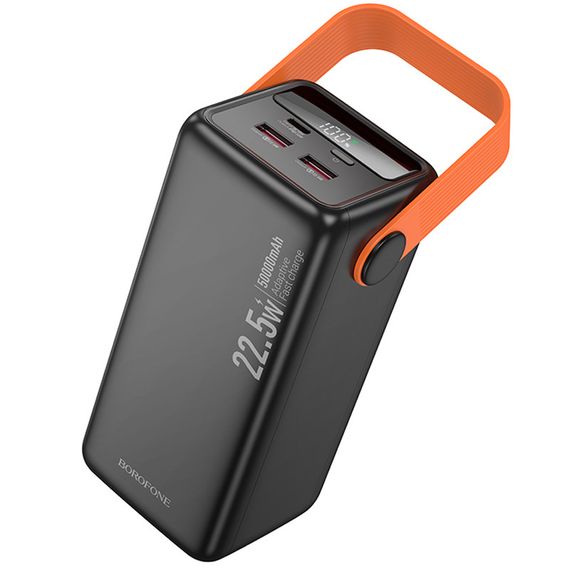 Портативний ЗП Power Bank BOROFONE BJ66A Magnifico 22.5W+PD20W 50000 mAh Black | Зображення 3