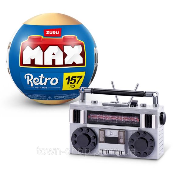 Конструктор в капсуле Max серии Retro S1 – Кассетный магнитофон