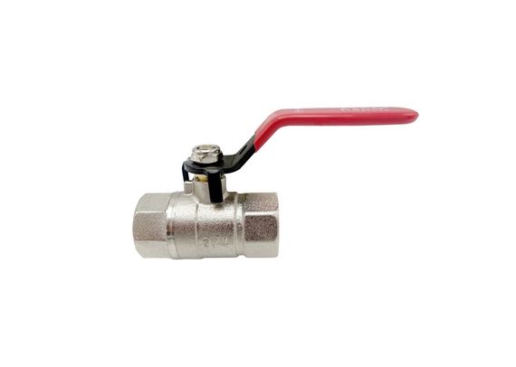 Кран кульовий Nickel PRO PN40 3/4" ВВ червона ручка ASCO 1/20 | Зображення 2