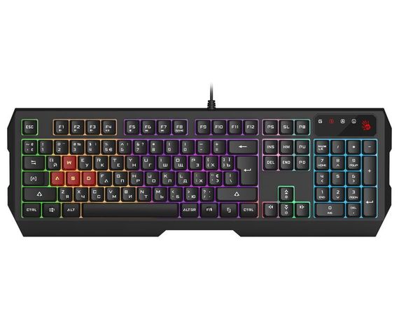 Клавіатура ігрова B135N Bloody, USB, чорна