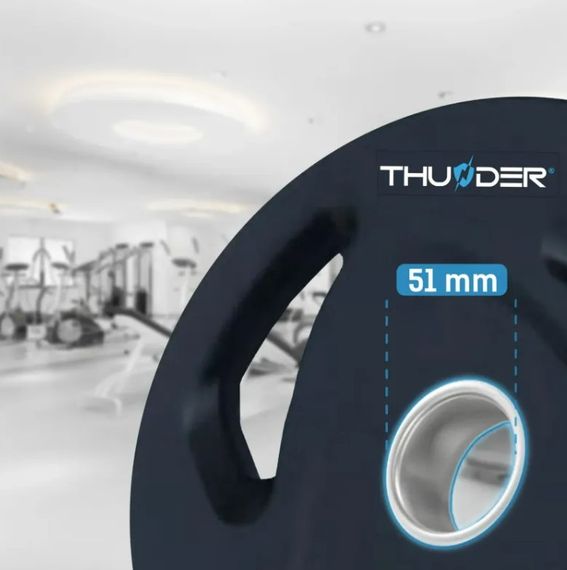 Диск олимпийский THUNDER 25 кг (OLYMPIC-PLATE-25KG) | Зображення 1