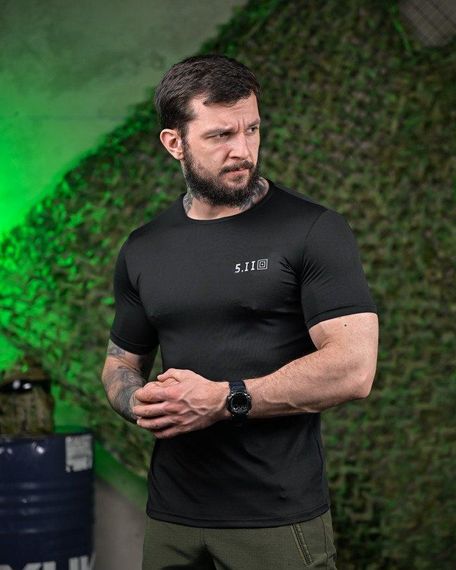 Тактическая Футболка 5.11 black ПП7648 | Зображення 1