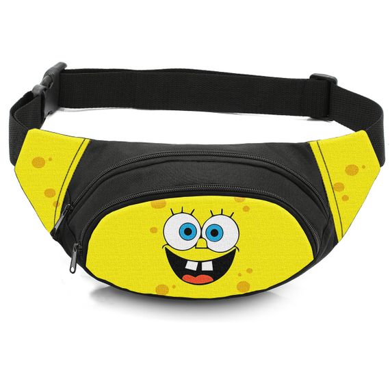 Сумка-бананка дитяча з принтом Губка Боб поясна сумка для хлопчика (4489