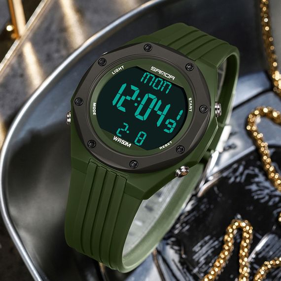 Часы Sanda 6093 Army Green | Зображення 3