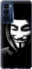Чехол на Tecno Camon 18p CH7n Анонимус "832u-2525-17620"