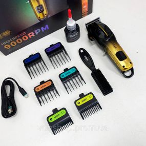 Електрична машинка для стрижки потужна VGR, Хороший бездротовий тример, Професійна машинка для волосся BR-31