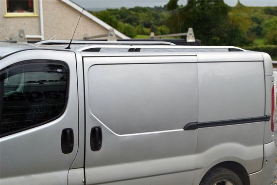 Рейлинг Skyport (серые) Короткая база для Opel Vivaro 2001-2015 гг | Зображення 2