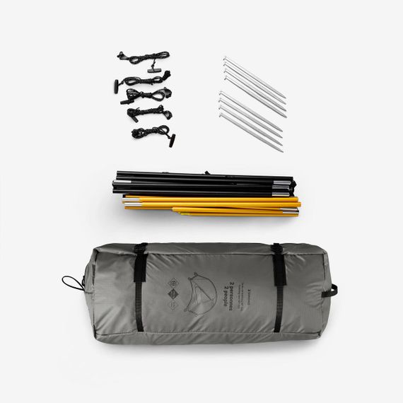 Намет MT900 для трекінгу на 2 особи сірий - One Size | Зображення 8