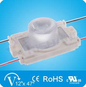 Светодиодный модуль M931DB Rishang (124Lm) с линзой (по оси X=47° & Y=12°) для ситилайтов,  DC 12V, IP68
