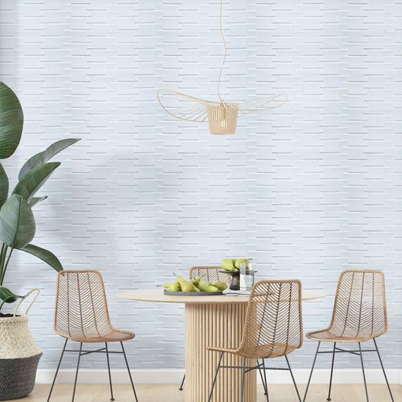 Самоклеюча 3D панель 3080x700x5мм Біла Кладка SW-00001759 | Зображення 5