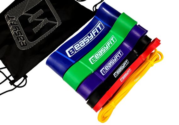 Гумові петлі EasyFit: набір 1-110 кг (6 шт) (EF-1116s) | Зображення 2