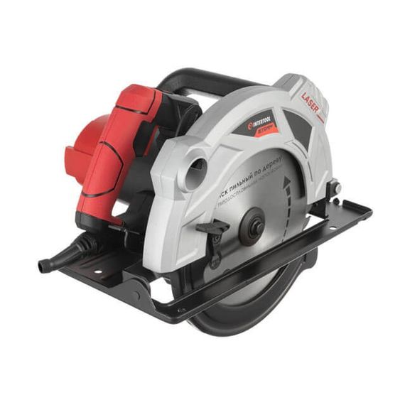 Пила дискова 2000 Вт, 5000 об/хв, кут 90-45, глибина розпилювання 85-56 мм, диск 235*30 мм, 40 зубів, лазер,1 | Зображення 2