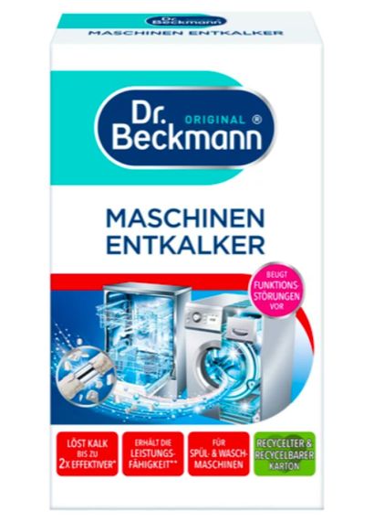 Засіб для видалення накипу для пральних та посудомийних машин Dr. Beckmann Maschinen Entkalker 2х50 г