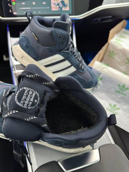 Кросівки зимние чоловічі Retropy E5 Navy White Fur ,  зима , Вьетнам 45 28 - 28.5 см | Зображення 6