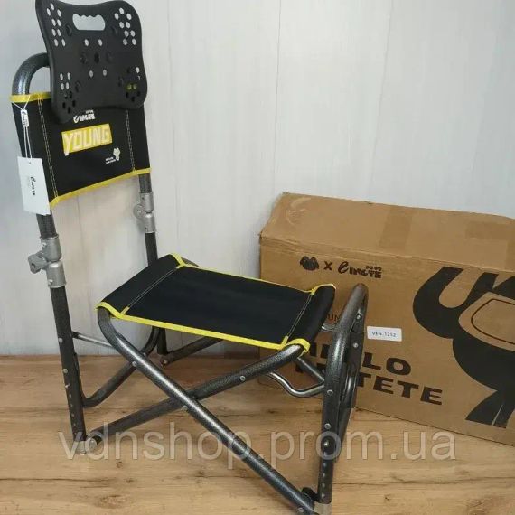 Складаний телескопічний стілець до 150 кг, ven-1252 / Стілець для рибалки / Складне крісло | Зображення 6