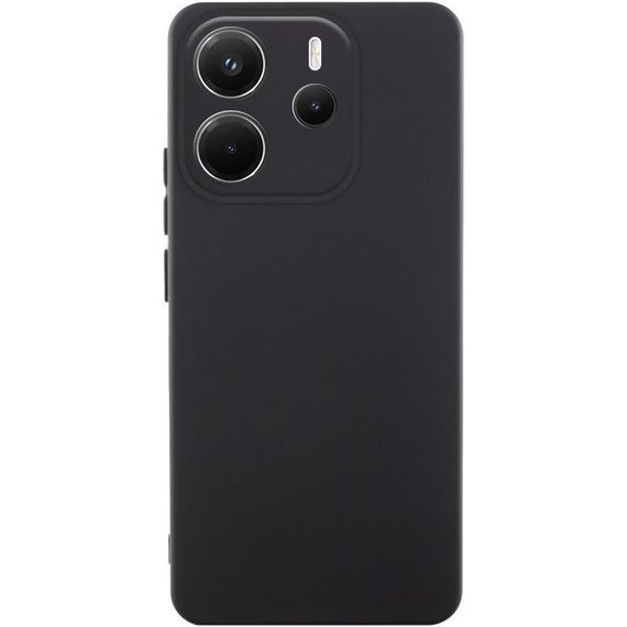 Чехол Silicone Cover Lakshmi Full Camera (AAA) для Xiaomi Redmi Note 14 4G (Europe version) Черный / Black