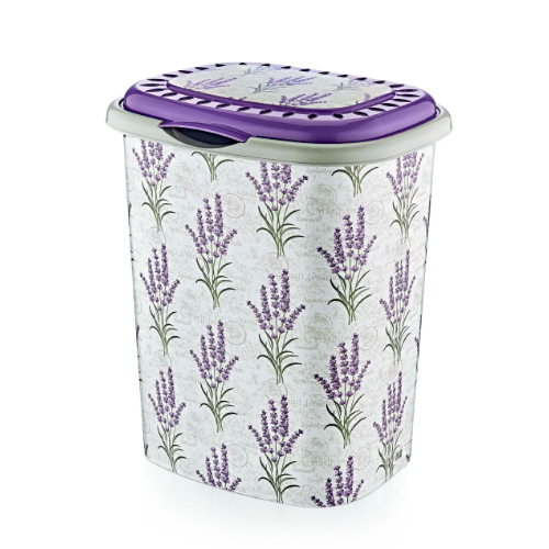 DECOR корзина для белья 41л (х118 лаванда)