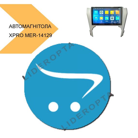 Автомагнітола штатна Toyota Camry V50 2012-2014 10 Android 10.1 4/32 XPRO (MER-14129_6215) | Зображення 1
