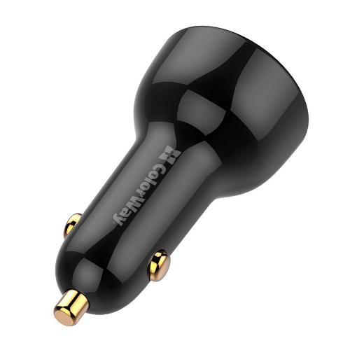 Автомобільний зарядний пристрій ColorWay CW-CHA044PD-BK USB+Type-C 100W PD чорний | Зображення 1