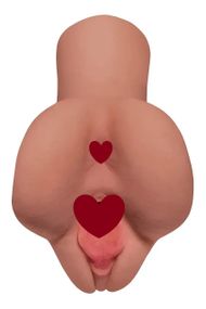 Мастурбатор 2 входу Pipedream PDX Plus анус та вагіна, 16.5 см Sex Aura