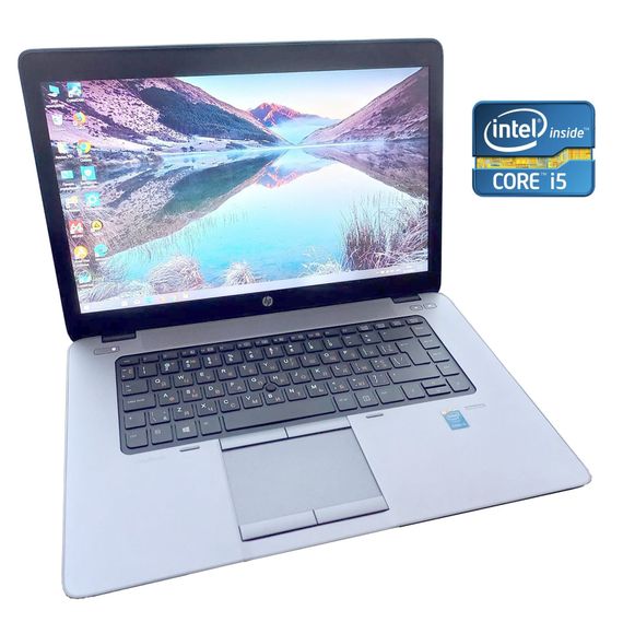 Ноутбук HP EliteBook 850 G1 / 15.6" (1920x1080) TN / Intel Core i5-4200U (2 (4) ядра по 1.6 - 2.6 GHz) / 16 GB DDR3 / 480 GB SSD / Intel HD Graphic 4400 / Win 10 Pro б/в