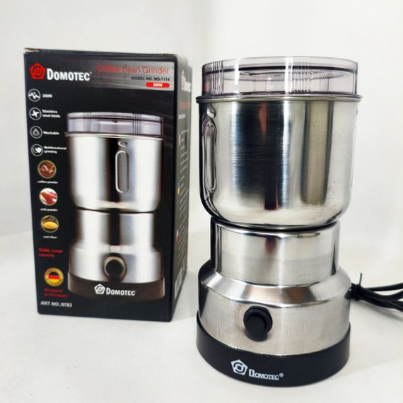 Електрична кавомолка Domotec MS 7114 200Вт ножова для кави та спецій CT-54 | Зображення 2