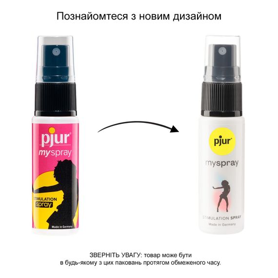 Збуджувальний спрей для жінок pjur myspray 20 мл, з екстрактом алое, ефект поколювання | Зображення 2