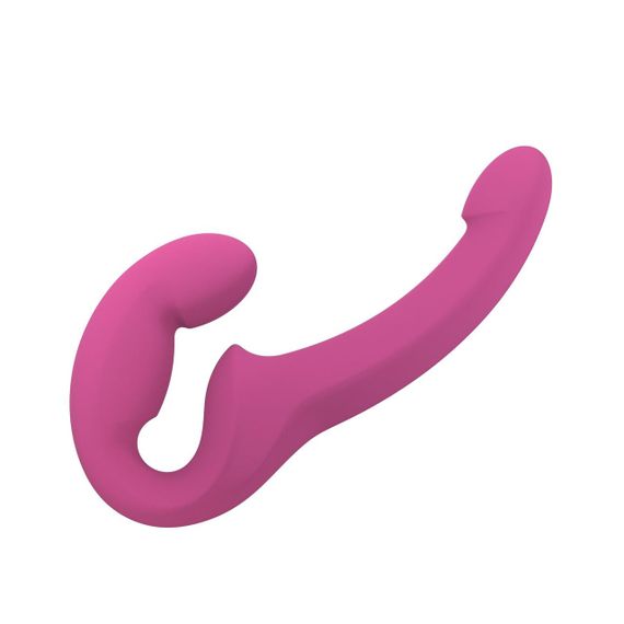 Безремінний страпон Fun Factory SHARE LITE blackberry, регульований, полегшена модель Sex Aura