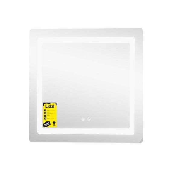 Зеркало Lidz Kubis (KU2) 700х700 с LED-подсветкой Touch, с антизапотеванием, с диммером, рег. яркости LDKU70070049288 | Зображення 3