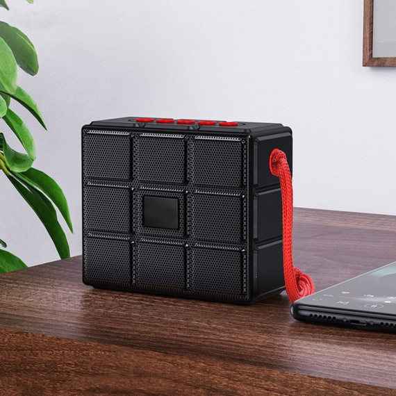 Портативна колонка XPRO BR16 5Вт USB, AUX, FM, Bluetooth чорна (ЦУ-00032907) | Зображення 5