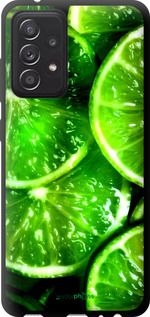 Чохол на Samsung Galaxy A52 Зелені часточки лимона "852b-2251-2448"