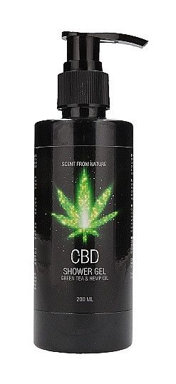 Набор для ванны и душа CBD Care set - GREEN TEA & HEMP OIL ( 3 предмета ) Sex Aura | Зображення 3