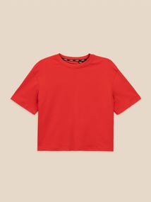 Футболка однотонна жіноча LAWA WBC02533 XS Червоний shop (2000999638060)