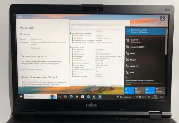 Ультрабук Б-класс Fujitsu LifeBook E548 / 14" (1920x1080) IPS / Intel Core i3-7130U (2 (4) ядра по 2.7 GHz) / 8 GB DDR4 / 256 GB SSD / Intel HD Graphics 620 / WebCam / Win 10 Pro б/у | Зображення 9
