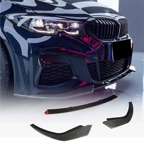 Накладка на передній бампер Lip SC-Style (для M-Sport 2018-2022, Карбон) для BMW 3 серія G20/21 2018- рр
