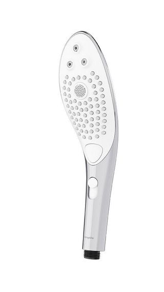 Насадка-стимулятор для душу 2в1 Womanizer Wave Chrome, масажер для інтимних зон Sex Aura