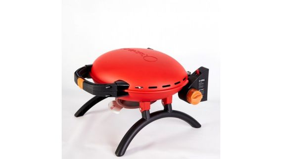 КОМПЛЕКТ Портативний переносний газовий гриль O-GRILL 500, червоний + шланг в подарунок! Код: 011676 | Зображення 1