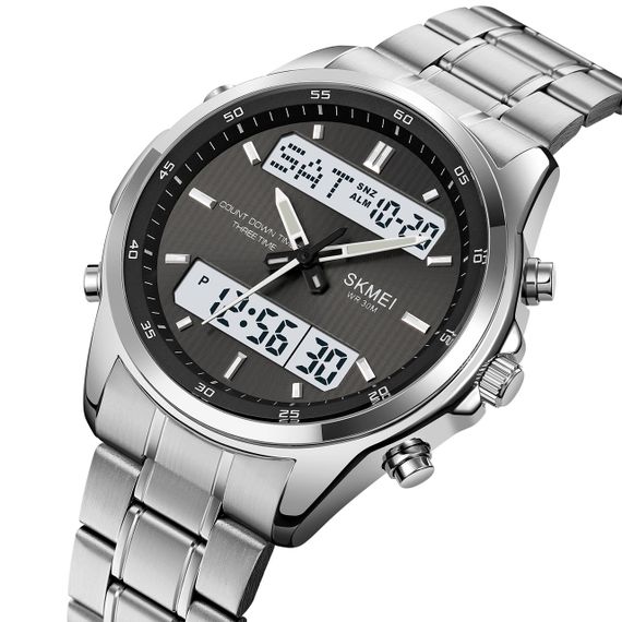 Skmei 2049SIWT Silver-White | Зображення 1