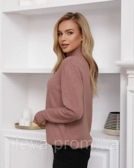 Светр колір рожевий розміри S, M, L, XL, XXL, 3XL FI_005376 | Зображення 1