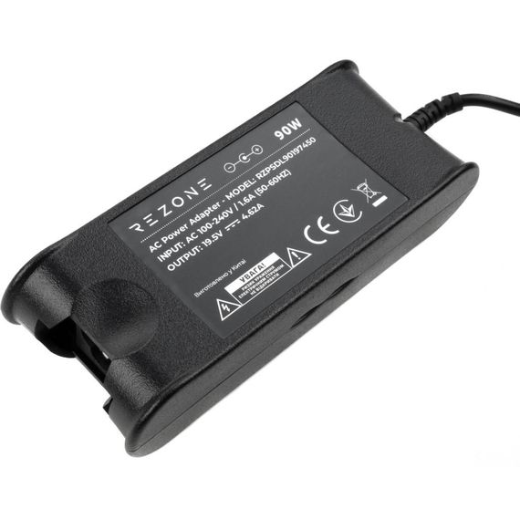 Блок живлення до ноутбуку Rezone DELL 90W 19.5V 4.62A 7.4*5.0 (RZPSDL90197450) | Зображення 1