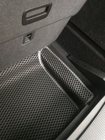 Коврик багажника нижний (EVA, черный) для Volkswagen Sharan 2010-2024 гг | Зображення 1